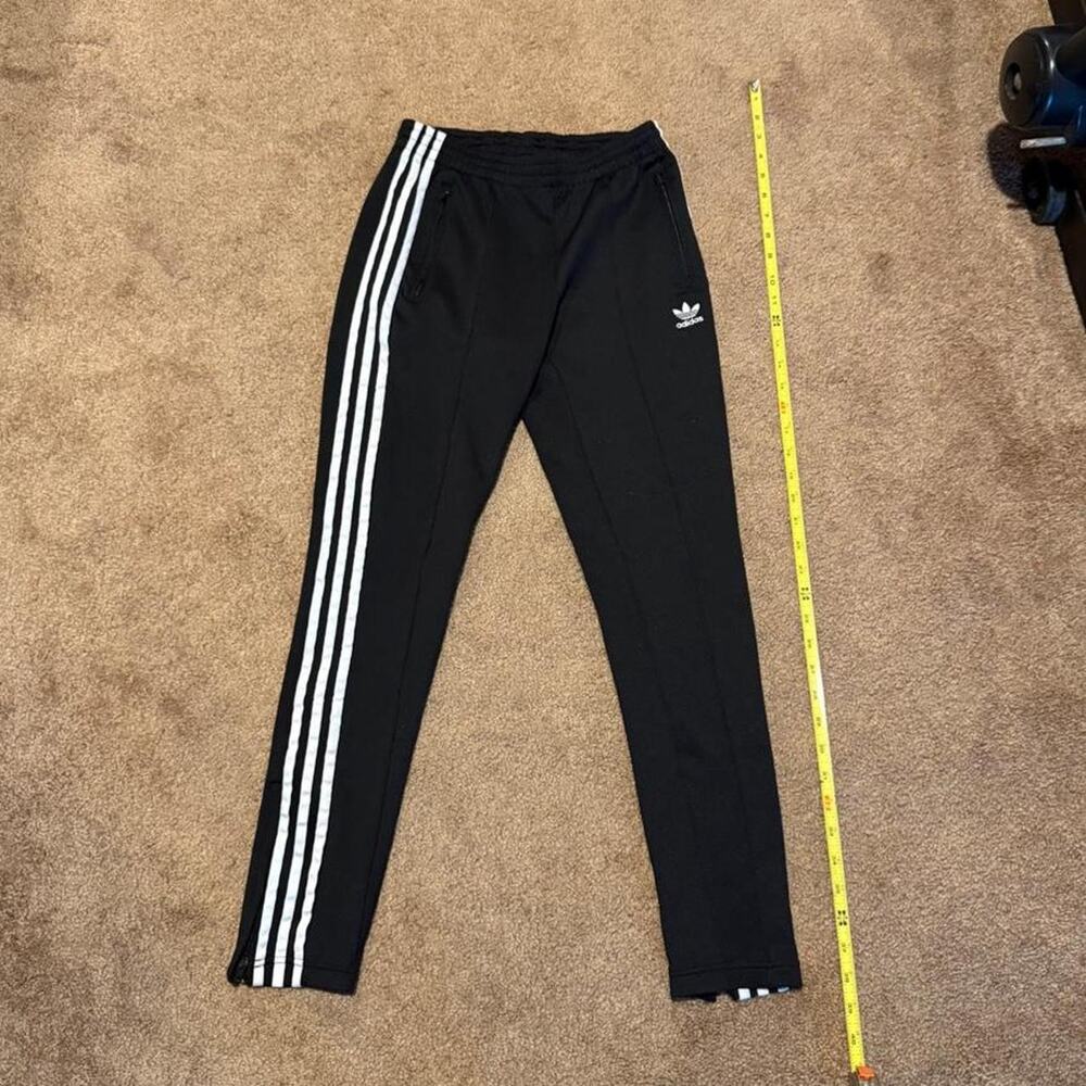 Adidas black track sweat pants